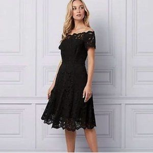 Le Château • Black Lace Off-The-Shoulder Dress